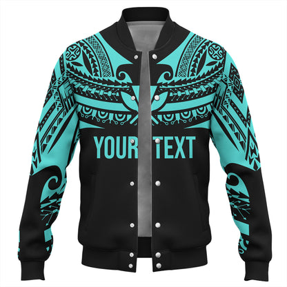 Hawaii Custom Personalised Baseball Jacket Polynesian Tattoo Style