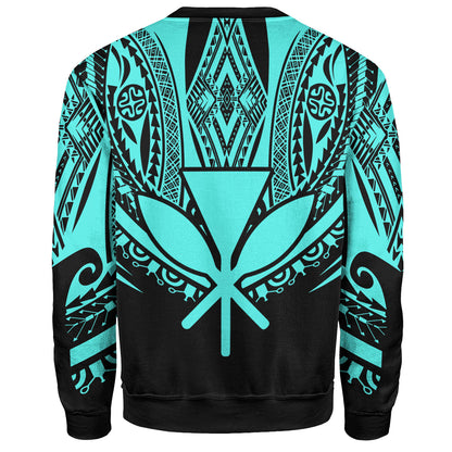 Hawaii Custom Personalised Sweatshirt Polynesian Tattoo Style