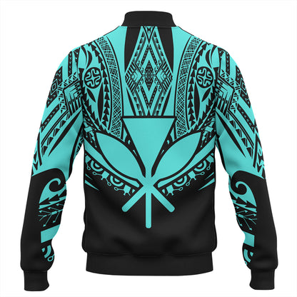 Hawaii Custom Personalised Baseball Jacket Polynesian Tattoo Style