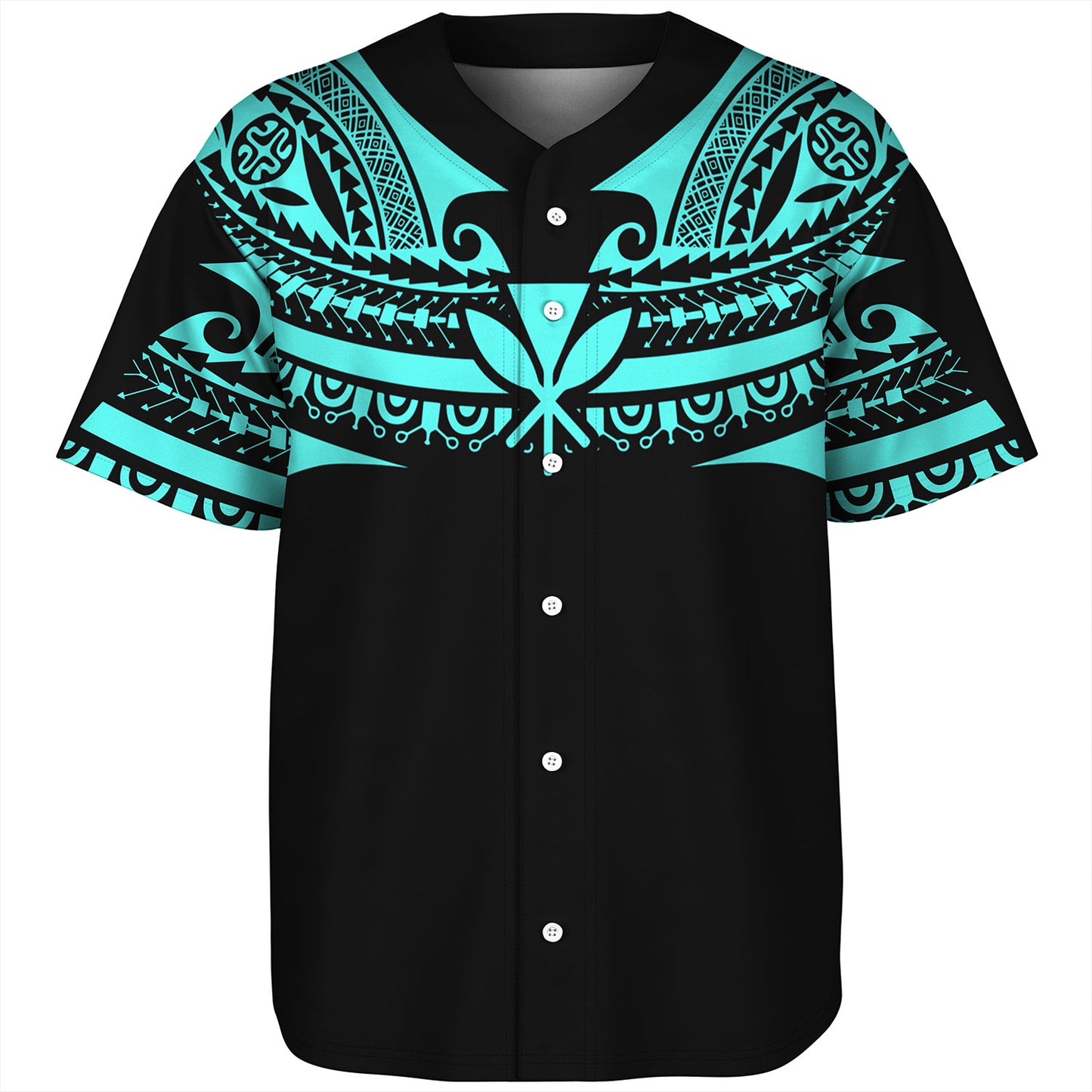 Hawaii Custom Personalised Baseball Shirt Polynesian Tattoo Style