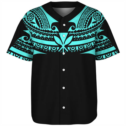 Hawaii Custom Personalised Baseball Shirt Polynesian Tattoo Style