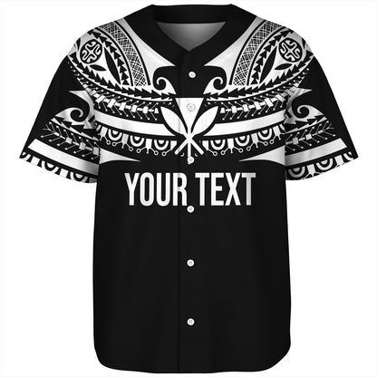 Hawaii Custom Personalised Baseball Shirt Polynesian Tattoo Style