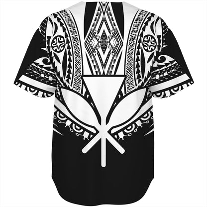 Hawaii Custom Personalised Baseball Shirt Polynesian Tattoo Style
