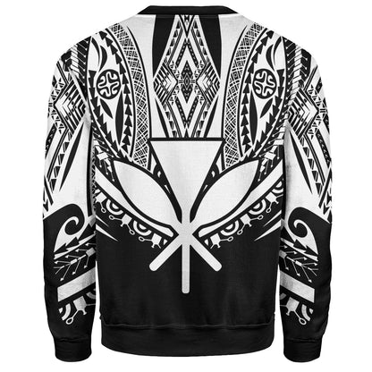 Hawaii Custom Personalised Sweatshirt Polynesian Tattoo Style
