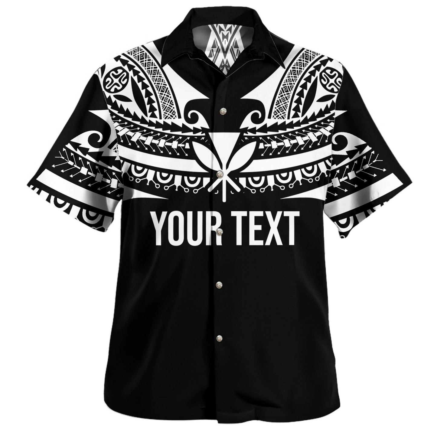 Hawaii Custom Personalised Hawaiian Shirt Polynesian Tattoo Style