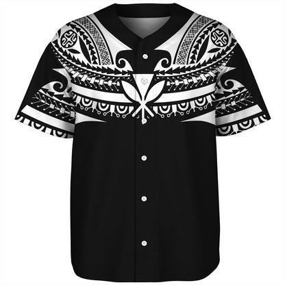 Hawaii Custom Personalised Baseball Shirt Polynesian Tattoo Style