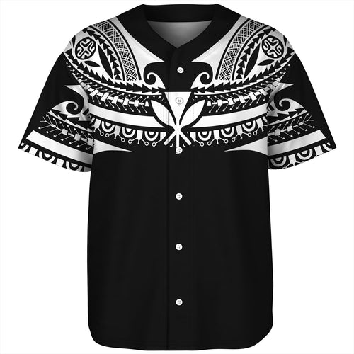 Hawaii Custom Personalised Baseball Shirt Polynesian Tattoo Style