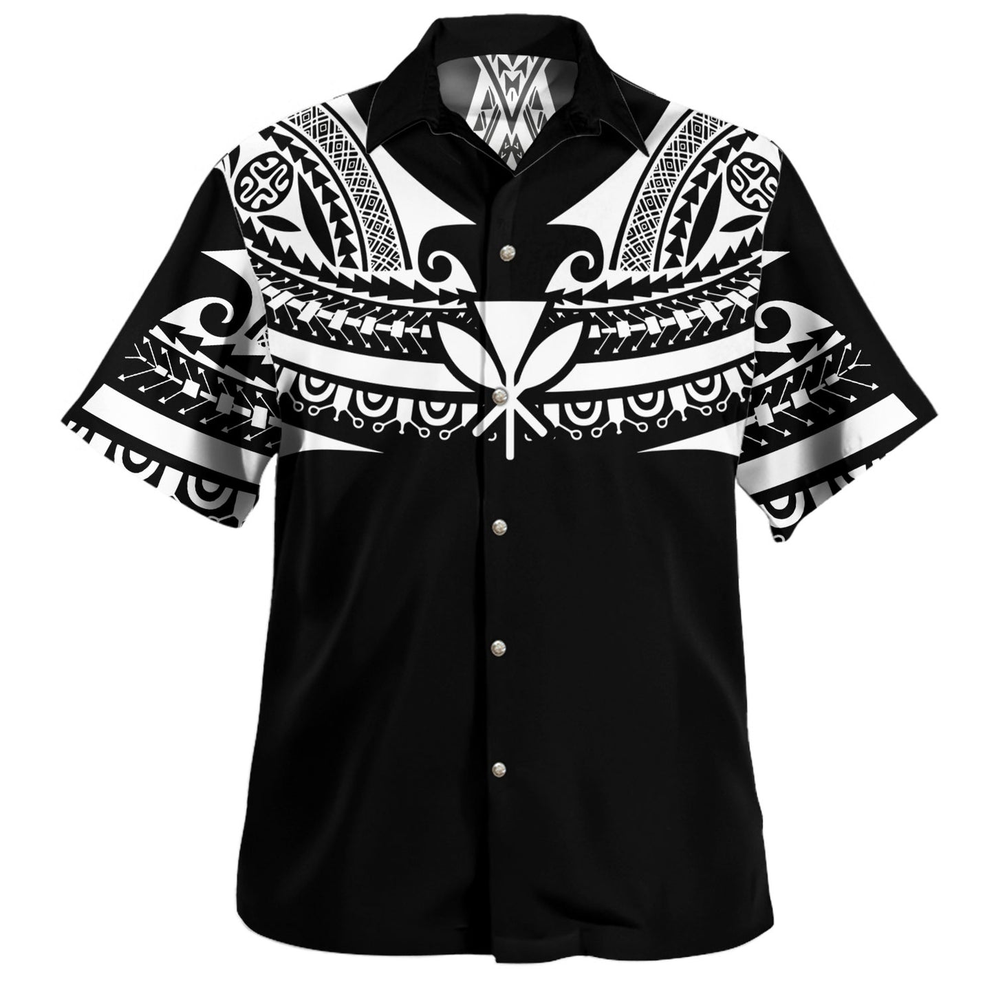 Hawaii Custom Personalised Hawaiian Shirt Polynesian Tattoo Style