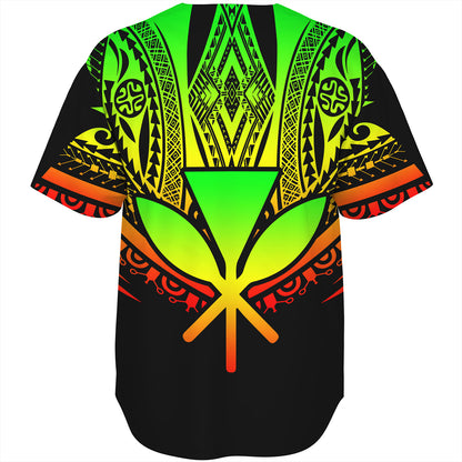 Hawaii Custom Personalised Baseball Shirt Polynesian Tattoo Style