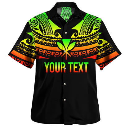 Hawaii Custom Personalised Hawaiian Shirt Polynesian Tattoo Style