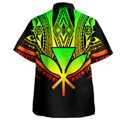 Hawaii Custom Personalised Hawaiian Shirt Polynesian Tattoo Style