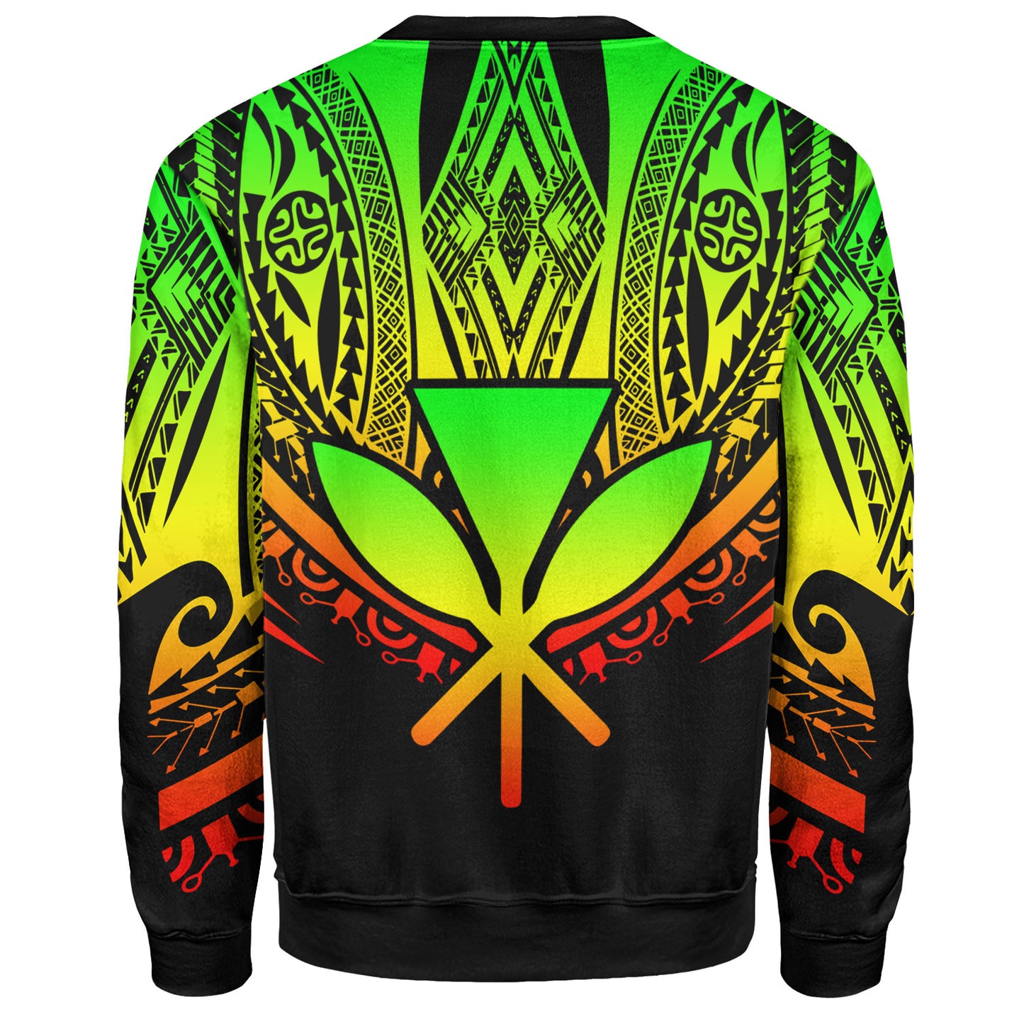 Hawaii Custom Personalised Sweatshirt Polynesian Tattoo Style