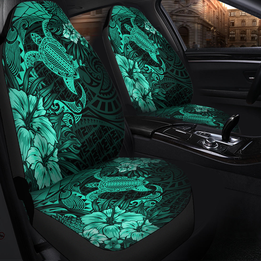 Hawaii Car Seat Covers Hawaii Polynesian Turtle Tropical Patina Green