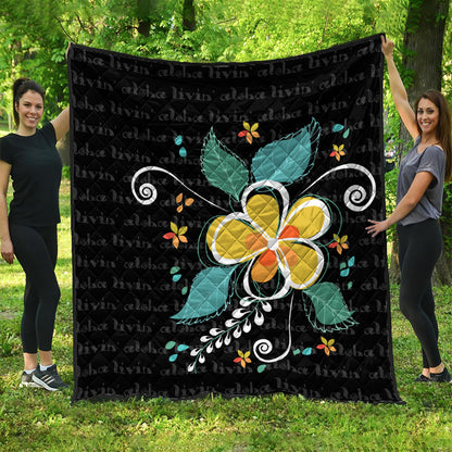 Hawaii Premium Quilt Aloha Hibiscus Art