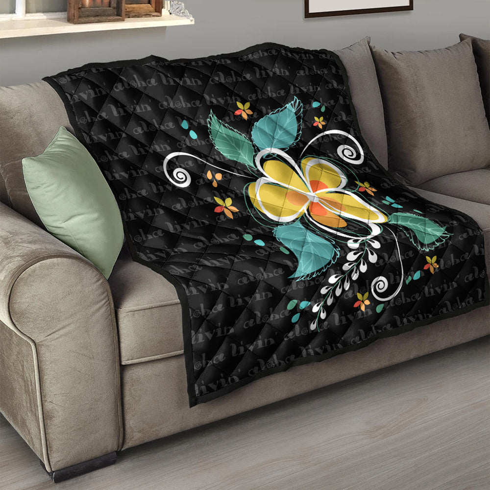 Hawaii Premium Quilt Aloha Hibiscus Art