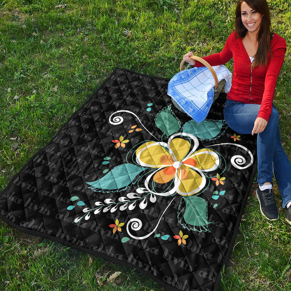 Hawaii Premium Quilt Aloha Hibiscus Art