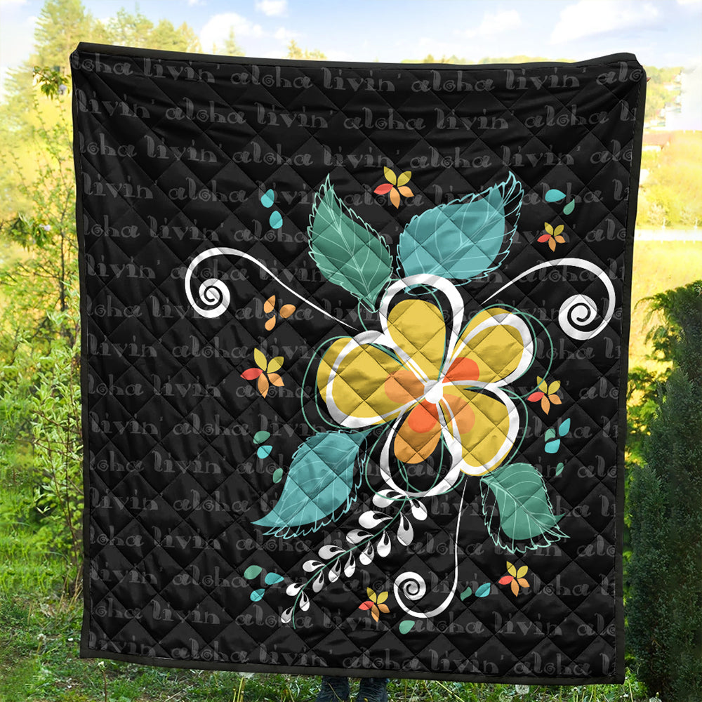 Hawaii Premium Quilt Aloha Hibiscus Art