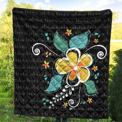 Hawaii Premium Quilt Aloha Hibiscus Art