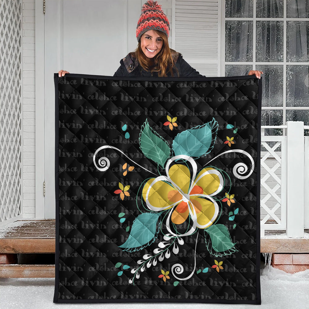 Hawaii Premium Quilt Aloha Hibiscus Art