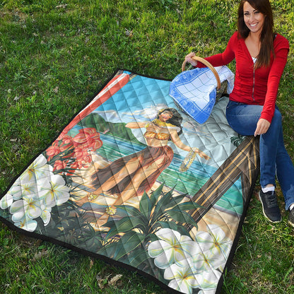 Hawaii Premium Quilt Aloha Hula Dance