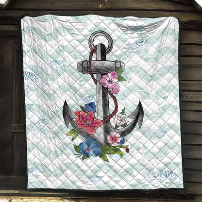 Hawaii Premium Quilt Anchor Hibiscus