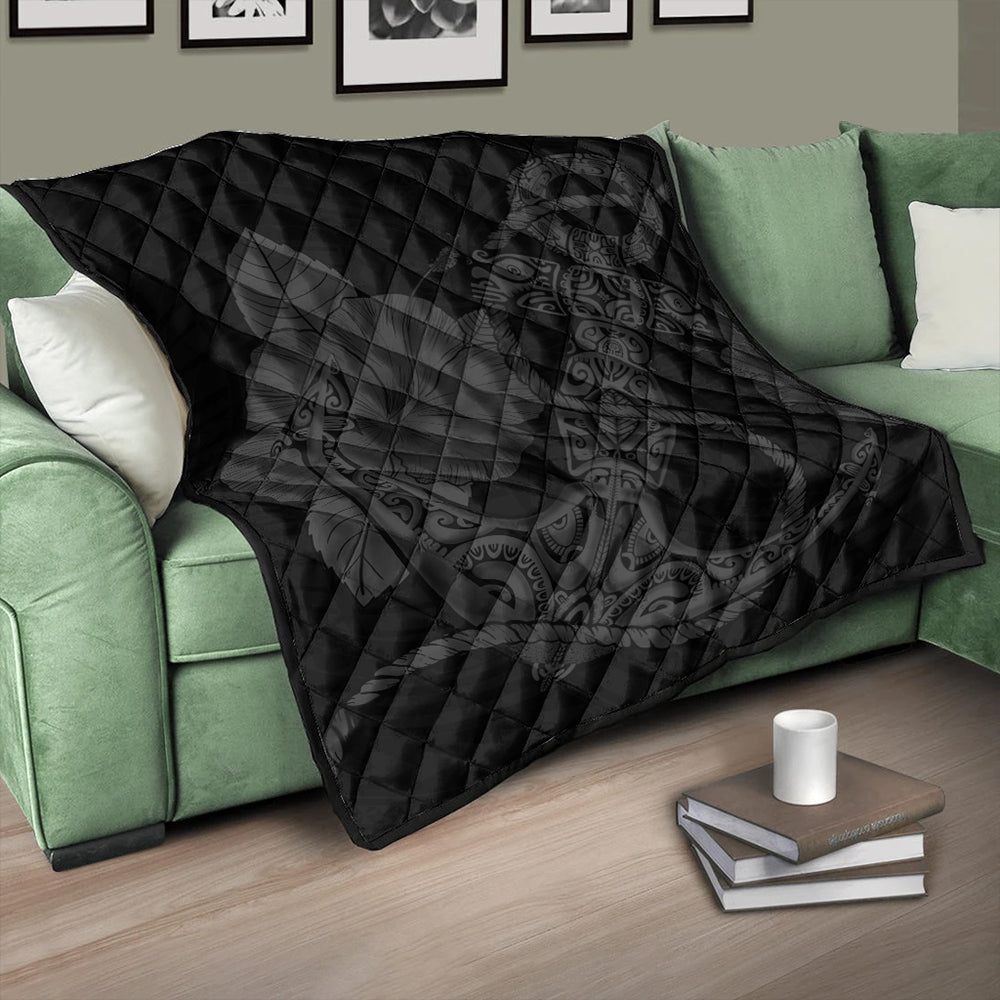 Hawaii Premium Quilt Anchor Poly Tribal Gray