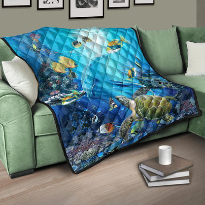 Hawaii Premium Quilt Animal Ocean