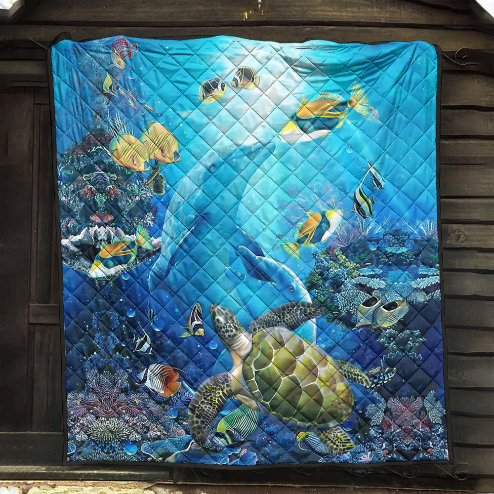 Hawaii Premium Quilt Animal Ocean