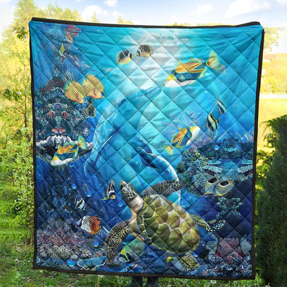 Hawaii Premium Quilt Animal Ocean