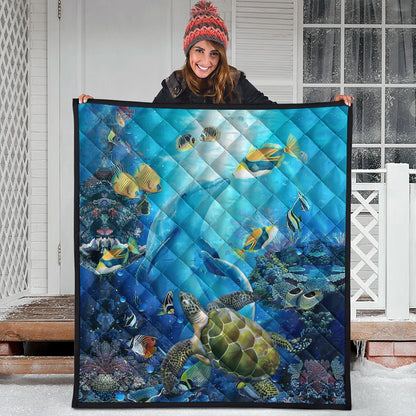 Hawaii Premium Quilt Animal Ocean