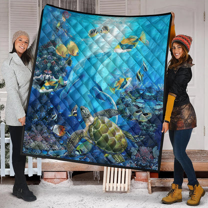 Hawaii Premium Quilt Animal Ocean