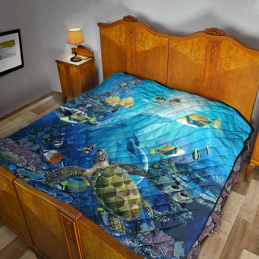 Hawaii Premium Quilt Animal Ocean