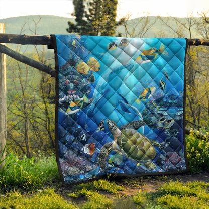 Hawaii Premium Quilt Animal Ocean
