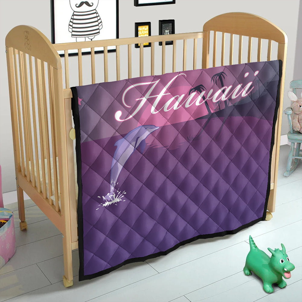 Hawaii Premium Quilt Dolphin And Sea