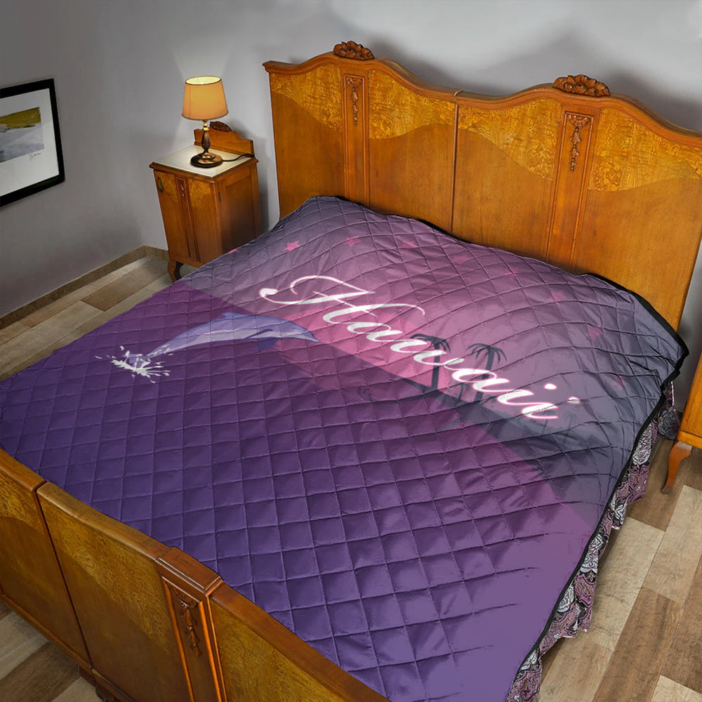 Hawaii Premium Quilt Dolphin And Sea