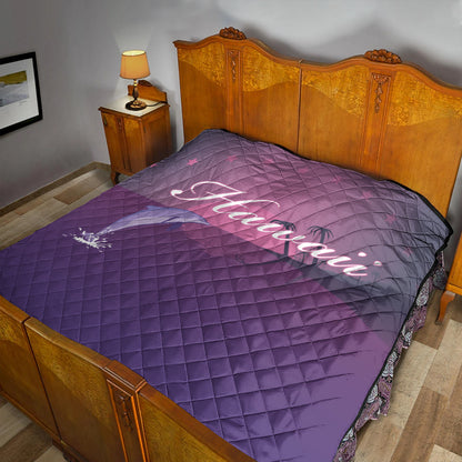 Hawaii Premium Quilt Dolphin And Sea