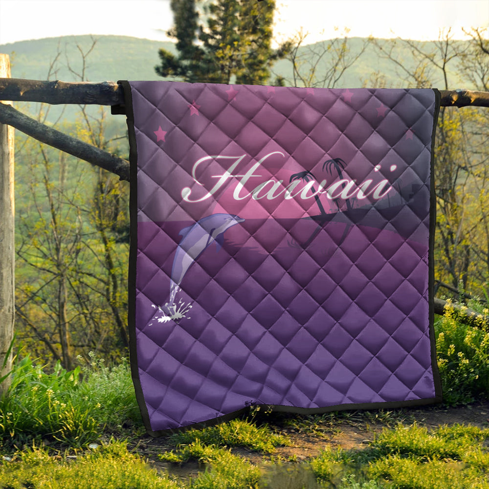 Hawaii Premium Quilt Dolphin And Sea