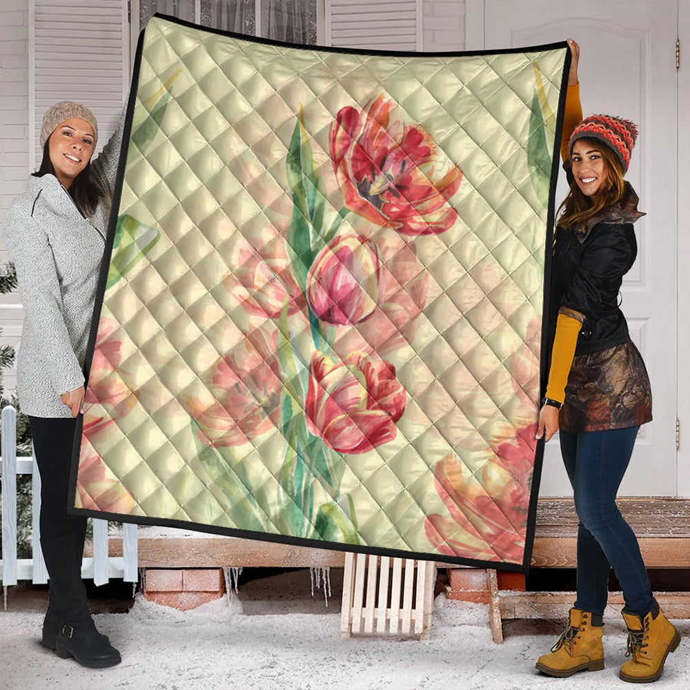 Hawaii Premium Quilt Flower Art