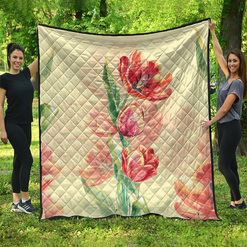 Hawaii Premium Quilt Flower Art