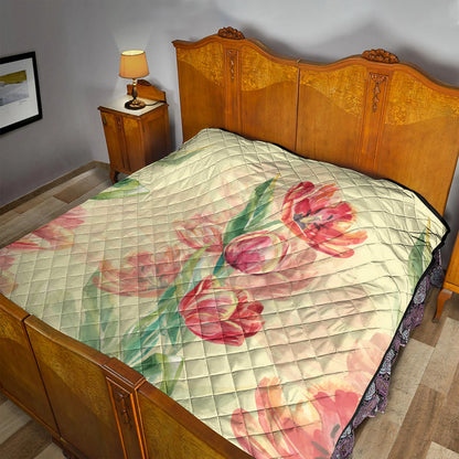 Hawaii Premium Quilt Flower Art