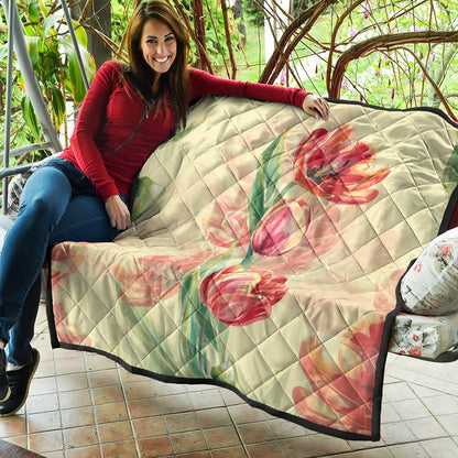 Hawaii Premium Quilt Flower Art