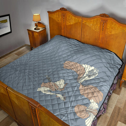 Hawaii Premium Quilt Hibiscus Art Tote New