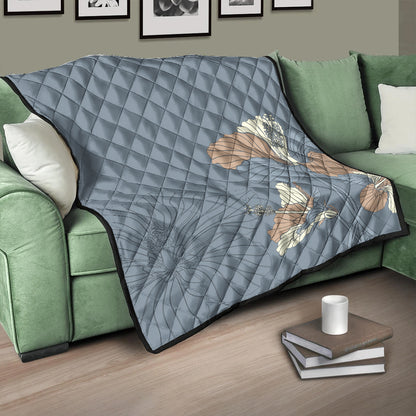 Hawaii Premium Quilt Hibiscus Art Tote New