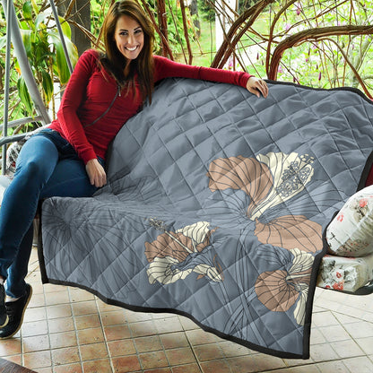 Hawaii Premium Quilt Hibiscus Art Tote New