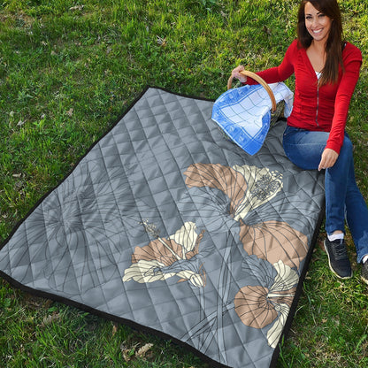 Hawaii Premium Quilt Hibiscus Art Tote New