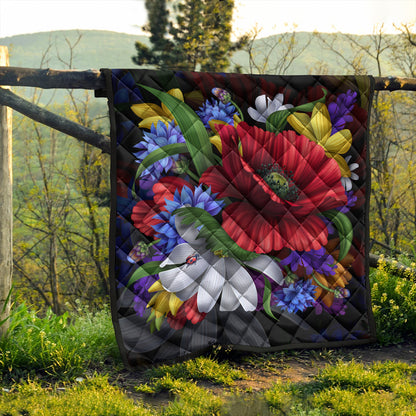 Hawaii Premium Quilt Hibiscus Flower Beautiful