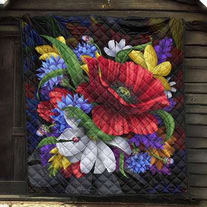 Hawaii Premium Quilt Hibiscus Flower Beautiful