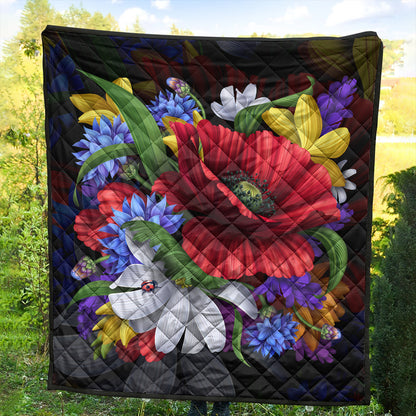 Hawaii Premium Quilt Hibiscus Flower Beautiful