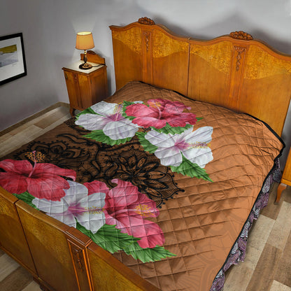 Hawaii Premium Quilt Hibiscus Flower Polynesia