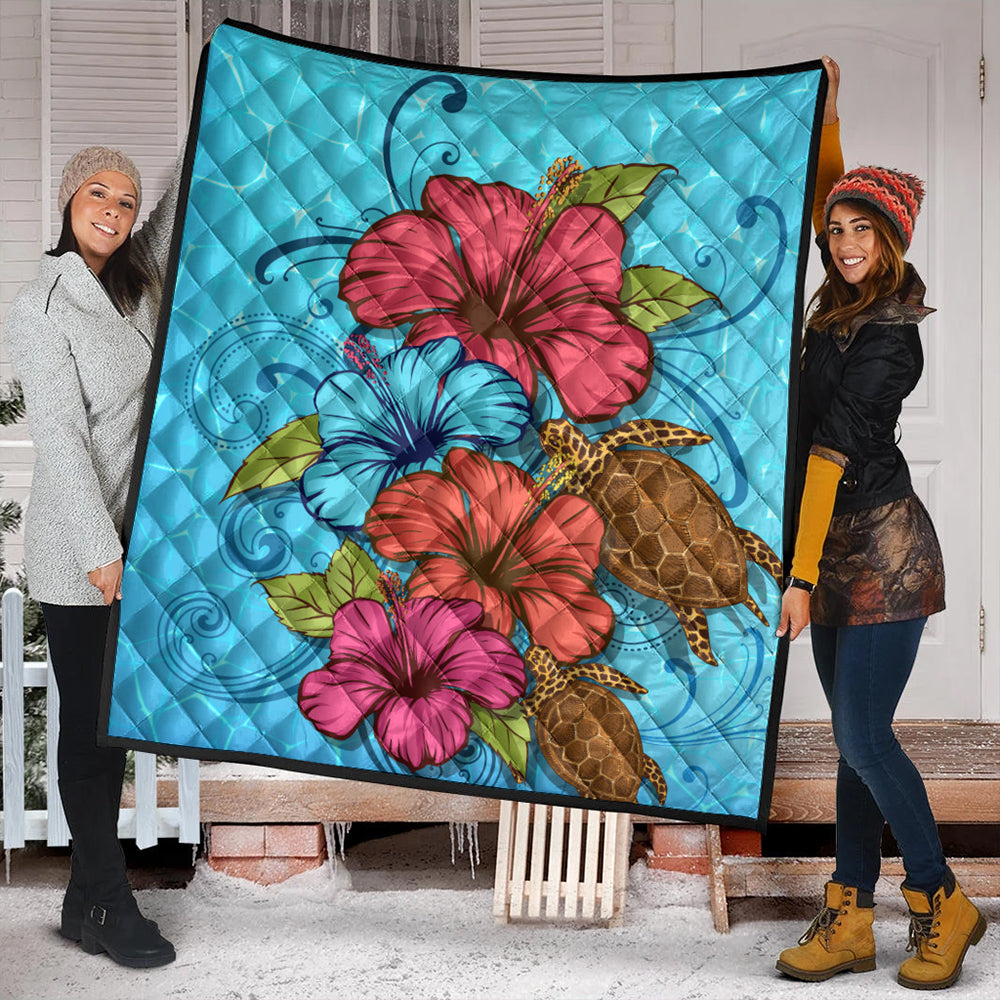 Hawaii Premium Quilt Hibiscus Flower Soulful